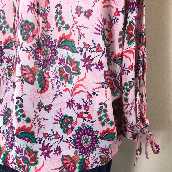 C5 Anthropology Mello Day  L Floral Print - Picture 5 of 6